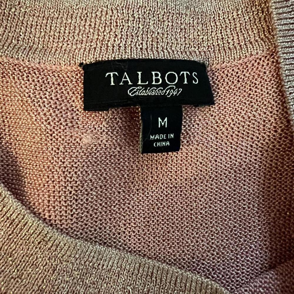 Talbots Women's Pink Blous - Picture 3 of 4